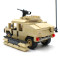 Desert Army Hummer with Mounted Gun